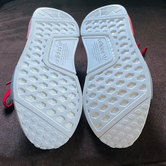 NEW Adidas NMD R1 runner w Lush Red White S79385 38 2/3 EUR - Picture 14 of 14